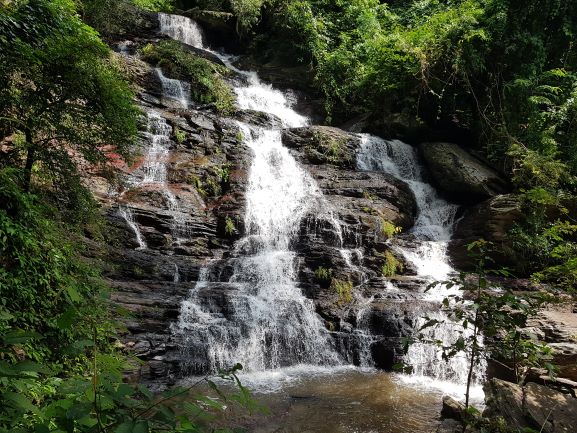 Sai Rung waterfall in Ramkhamhaeng National Park area, Sukhothai
