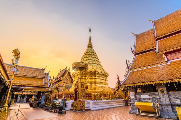 Wat Phra That Doi Suthep in Chiang Mai Thailand