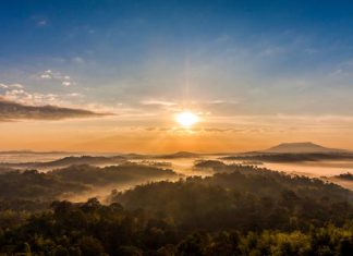 Nam Nao National Park Amazing morning view of sunrise at Nam Nao national park