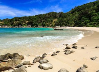 Freedom Beach in Phuket Freedom Beach at morning, Phuket, Thailand