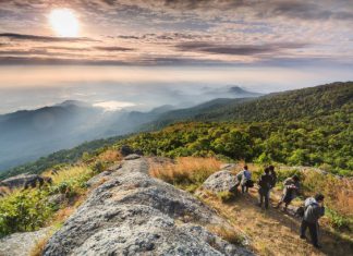 Ramkhamhaeng National Park (Khao Luang) Khao Luang Mt. in Ramkhamhaeng National Park-Sukhothai Thailand