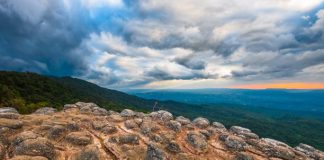 Phu Hin Rong Kla National Park Lan Hin Poom, famous viewpoint in Phu Hin Rong Kla National Park, Thailand