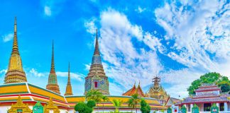 Wat Pho (Temple of the Reclining Buddha) Wat Pho the reclining Buddha, Bangkok Thailand