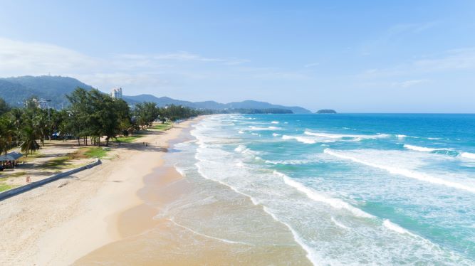 karon beach, the longest beach in Phuket thailand