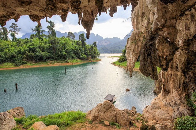 Ratchaprapa Dam in Surat Thani province, South of Thailand