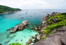 Similan Islands National Park Similan Islands National Park in Phang Nga Thailand