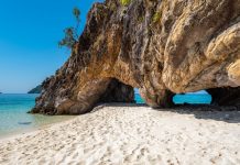 Koh Tarutao Island Stone arch at Khai Island, Koh Tarutao National Park