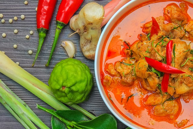 red curry chicken-Thai Food