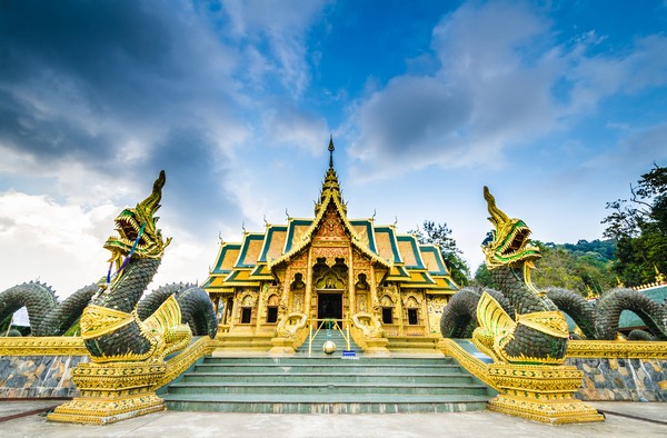 Wat Phraphutthabat Si Roi temple in Chiang Mai