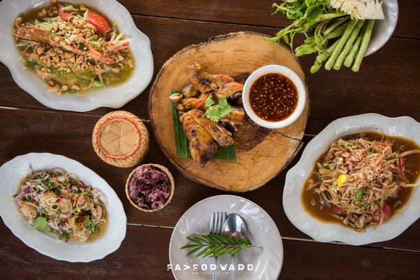 Fusion Thai-Esan dishes